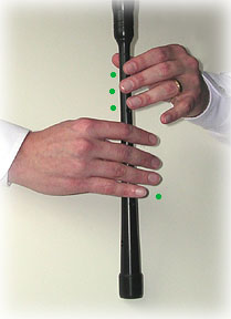 bagpipe finger chart high-G common